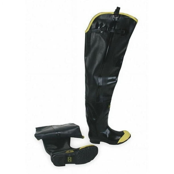 Manufacturer Varies Hip Wader,Men's,11,Steel,Black/Yellow,PR