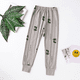 thumbnail image 4 of Pantalones superiores de otoño de algodón puro para niños, pantalones de lana de algodón con Base para primavera y otoño, pantalones finos para dormir, 4 of 5