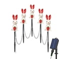 thumbnail image 2 of Hometravel Solar Powered Ground Lights, Easter Bunny Shape LED Stakes, Outdoor Garden Pathway Decoration for Courtyard Lawn, 2 of 9
