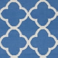 thumbnail image 6 of SAFAVIEH Montauk Nelson Geometric Cotton Area Rug, Blue/Ivory, 5' x 8', 6 of 6