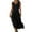 Black #010, variant on Cotton Linen Dresses for Women 2025 Summer Casual V Neck Sleeveless Maxi Dress Flowy Beach Vacation Travel Dress Wine M