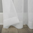 thumbnail image 4 of Mainstays Marjorie Crushed Sheer Voile Grommet White Curtain Panel, 4 of 7