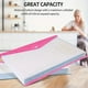 thumbnail image 4 of Bolsa Transparente para Carpetas de Hojas Sueltas A4 | Bolsa de Plástico con 11 Orificios | Organizador de Documentos Multicolor con Cierre a Presión | Carpeta de Oficina Resistente para Recibos, Fac, 4 of 6