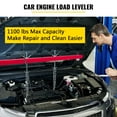 thumbnail image 3 of VEVOR Engine Support Bar 1100 lbs Capacity Engine Transverse Bar Engine Hoist 2 Point Lift Holder Hoist Dual Hooks, Engine Hoist Keeps Engine Stable for Home Garages & Auto Repair Shop, 3 of 9