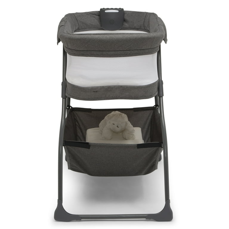 Delta Children TravelMate Compact Fold Bassinet Features Lights