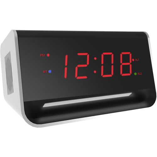 Multifunction LED Fluorescent Message Board Digital Alarm Clock with Calendar GA 
