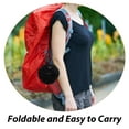 thumbnail image 3 of FONDOTIN 1Set Men's Bucket Hats Black Polyester Sun Protection Foldable Breathale for Summer Hiking Cycling Camping, 3 of 7