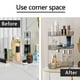 thumbnail image 3 of Organizador de esquina para baño, Shuang Qing, 3 niveles, gris, 3 of 6
