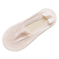 thumbnail image 2 of Lace Hollow Out Invisible No Show Socks Breathable Thin Non Slip Hidden Liner Socks Elegant Soft Boat Socks For Flats Loafers Daily Matching Pink, 2 of 4