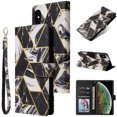 thumbnail image 1 of Compatible with iPhone XS Max Premium Vintage PU Leather Magnetic Closure Case with Strap Flip Cover, 1 of 5