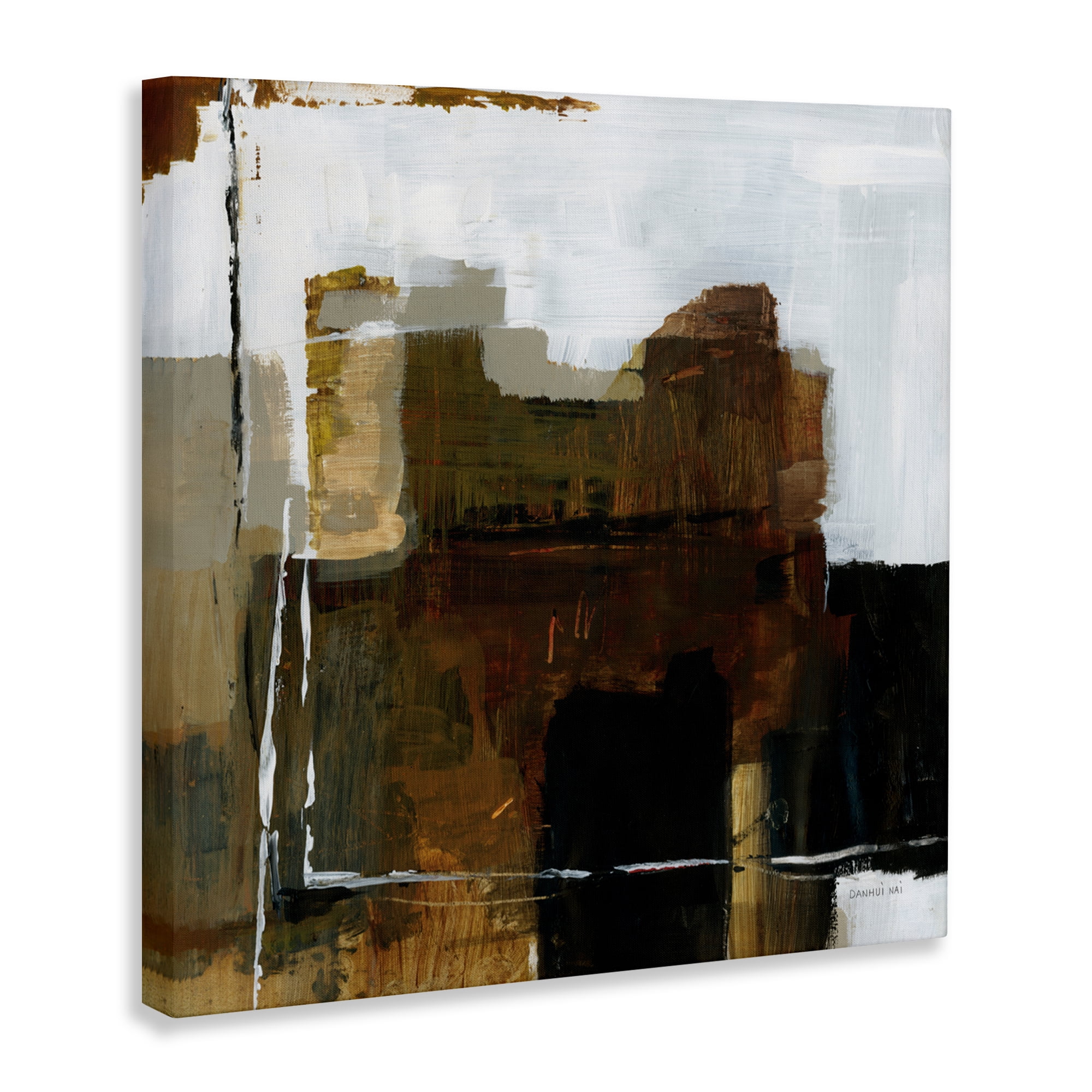 Stupell Industries Natural Abstract Earth Tones Canvas Wall Art, design by Danhui Nai