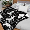 thumbnail image 6 of Yibo Cow Print Gifts Blanket Flannel Soft and Comfortable Anti-static Bed Sofa Blanket, 6 of 9