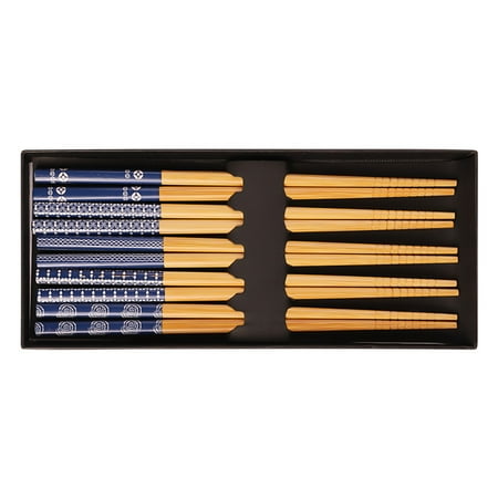 

Pairs Natural Bamboo Chopsticks Reusable Chop Sticks Set Classic Wooden Chopsticks 8.8 Inch Japanese Chopsticks Safe for Home Restaurant Store Dishwasher