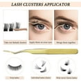 thumbnail image 4 of 2 pcs Eyelashes Applicator Tool Eyelash Extension Tweezers Remover Clip Tweezers Nipper, 4 of 5