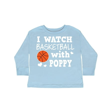 

Inktastic I Watch Basketball with Poppy Gift Toddler Boy Girl Long Sleeve T-Shirt