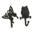 thumbnail image 4 of Raindrops  2 Pcs Animals Design Hook Wall Mounted Hooks Retro Decor Home, 4 of 8