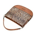 thumbnail image 4 of Wrangler Hobo Bags Large Crossbody Bags for Women Shoulder Purses with Striped Cotton Straps, Leopard-Brown, 4 of 6