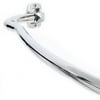 Elegant Home Fashions Adjustable Curved Shower Rod, Chrome