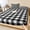 Black White, variant on Twin Sze Fitted Sheet Set - Black White Plaid 2 Piece Bedding Sets 16" Deep Pocket Fitted Sheet with 1 Pillowcase, Modern Simple Buffalo Check Gingham Brushed Microfiber Hotel Luxury Bed Sheets