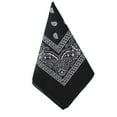 thumbnail image 3 of 2xUnisex Algodón Paisley Bandana Vaquero Pañuelo en La Cabeza Diadema Envoltura para La Cabeza Negro 4 piezas, 3 of 8
