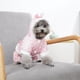 thumbnail image 3 of Ropa de invierno para perros pequeños Ropa cálida para mascotas con puntos rosas 421, 3 of 5