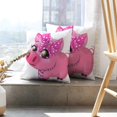 thumbnail image 6 of LALILO Throw Pillow Covers Glamorous Pig Scarf And Bow White Pig Cushion Cover 18" x 18", 4276 Pack, 6 of 6