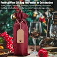thumbnail image 5 of Genwiss Durable Dust Wrapping Drawstring Wine Bottle Bags, 12 Pcs, Reusable Covers for Christmas, Wedding, Birthday, 5 of 8