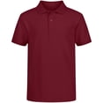 thumbnail image 1 of Camisa Polo IZOD para Niños, Manga Corta, Burdeos, Talla 5, 1 of 1