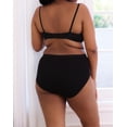 thumbnail image 4 of Calzoncillos de cintura alta de algodón de talla grande de Underwear INNERSY, paquete de 5, 4 of 6