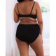thumbnail image 4 of Calzoncillos de cintura alta de algodón de talla grande de Underwear INNERSY, paquete de 5, 4 of 6
