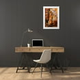 thumbnail image 4 of Alan Hausenflock 13x18 White Modern Wood Framed Wall Art Titled - Autumn Cathedral I, 4 of 5