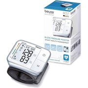 Beurer Wrist Blood Pressure Monitor, Irregular Heartbeat Detection, Syncs Readings to App, BC57