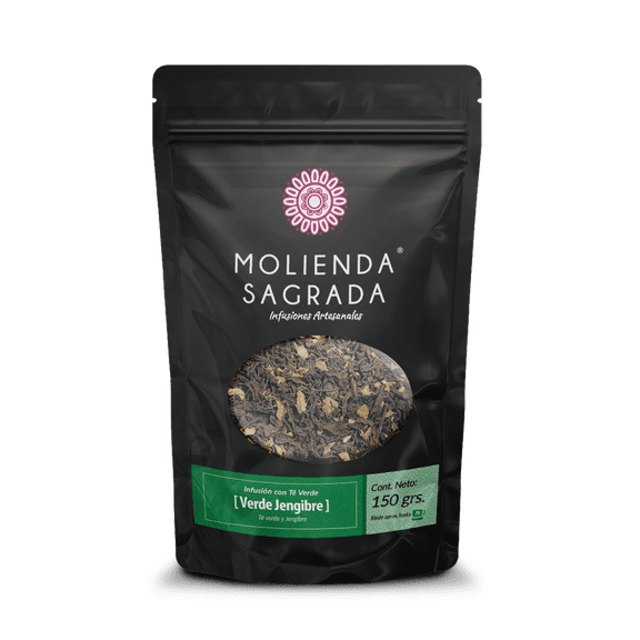 TÉ VERDE JENGIBRE Molienda Sagrada 150 gr