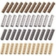 thumbnail image 5 of Supvox - 80 piezas de puntas para cordones de zapatos, reparación de cabezales, puntas de metal para cordones, extremos de repuesto, 5 of 6