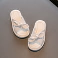 thumbnail image 6 of QISIWOLE Toddler Shoes Baby Girls Cute Fashion Solid Color Bow Non-slip Soft Sole Beach Sandals Slippers summer sale !, 6 of 6