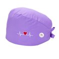 thumbnail image 1 of Paquete De 4 Gorros De Trabajo Para Enfermera, Servicio Prolongado, Color Puro, Botón Pulido Opaco, Gorros De Trabajo Multifuncionales Unisex, Uniformes De Trabajo Minnieouse AP008643-10, 1 of 5