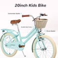 thumbnail image 2 of DAJU Couleurs Multiples, Vélo avec Panier pour 7-10 Ans, Roue de 20 Pouces, Roues Stabilisatrices Non Incluses, 2 of 7