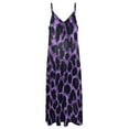 thumbnail image 6 of Purple Leopard Print Sleeveless Dress Dresses Women Summer Women's Summer Clothing, 6 of 9