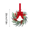 thumbnail image 3 of 2PCS Easter Cedar Wreath with Bow, 7.86" Wreaths for Front Door, Realistic Pine Wreath, Large Green Cypress Wreaths for Home Fireplace Wall Window Porch Outdoor Xmas Holiday Decor, 3 of 8
