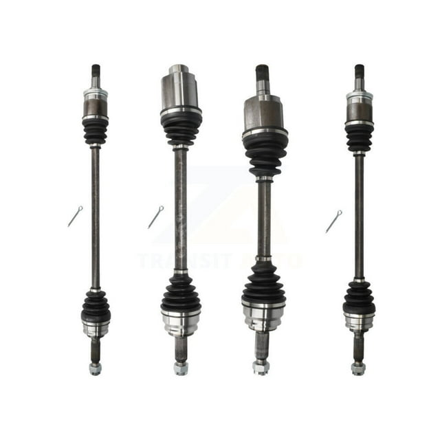Kugel Front Rear CV Axle Drive Shaft Kit for Car Jeep Patriot Compass Sport Utility with 4WD Naturally Aspirated GAS engine Automatic transmission - Left Right Side (Driver Passenger) KCV-100183