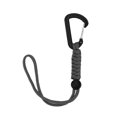 thumbnail image 1 of Hebilla de mochila de alta resistencia, buena capacidad de carga, antipérdida, anillo colgante multifuncional de nailon, ganchos para bolsas, accesorios para exteriores, color gris, 1 of 8
