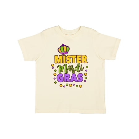 

Inktastic Mister Mardi Gras with Crown and Dots Gift Toddler Boy Girl T-Shirt