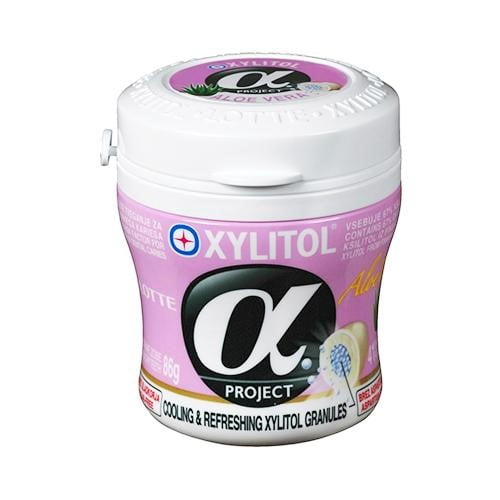 Lotte Xylitol Alpha Cooling Refreshing Granule, Aloe Vera, 86 Gm