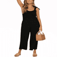 thumbnail image 1 of Jumpsuits For Women Sleeveless Backless Spaghetti Strap Wide Leg Pants, 1 of 3