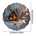 thumbnail image 5 of Elegant Metal Hanging Wind Spinners & Chimes - Beautiful Garden Decor with Intricate Patterns for a Serene Outdoor Atmosphere, 5 of 6
