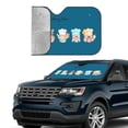 thumbnail image 3 of Kdxio Little Chef Gnome Print Front Windshield Sun Shade,Folding Auto Sunshade for Car Truck SUV-Small, 3 of 7