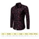 thumbnail image 4 of Camisa con cuello vuelto, camisa de manga larga con botones para hombre, camisa estampada para hombre, camisa con botones de manga larga, probada y confiable, 4 of 8