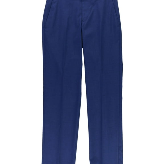 Kenneth Cole Mens Stylish Dress Pants Slacks, Blue, 29W x 32L