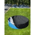 thumbnail image 3 of Housse de Spa Ronde Imperméable pour Extérieur, Housse de Spa Résistante aux Uv et au Vent pour Piscine, Noir, 200x30cm, 3 of 3