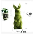 thumbnail image 4 of SUNSIOM Imitation Moss Rabbit Resin Sculpture Garden Ornament (Green), 4 of 5